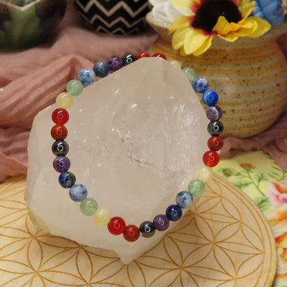 6MM Chakra Crystal Bracelet