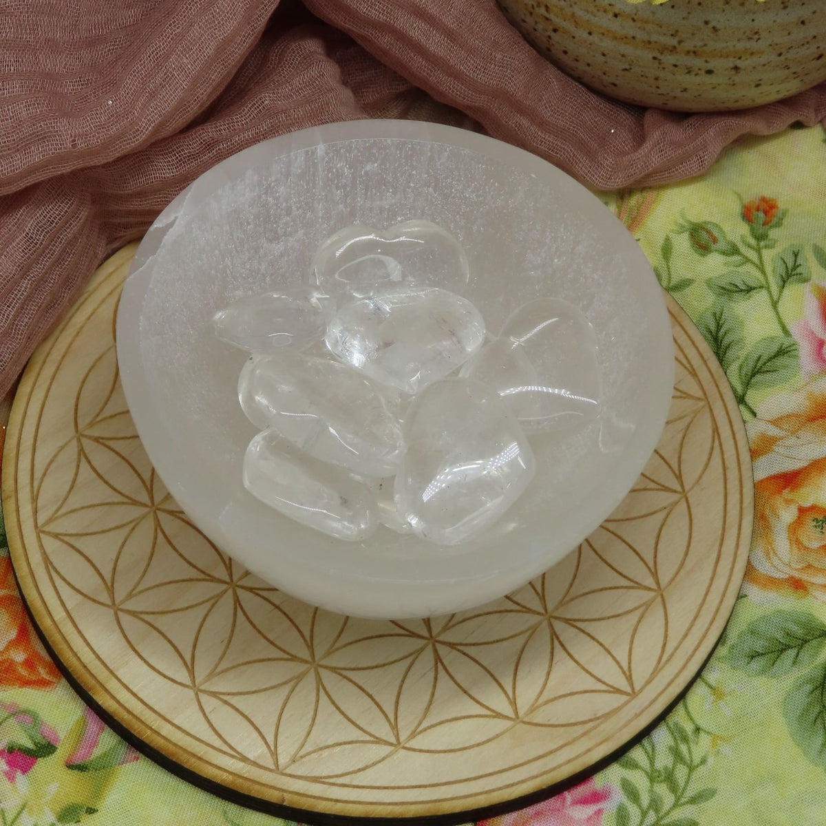 Clear Quartz Mini Crystal Heart