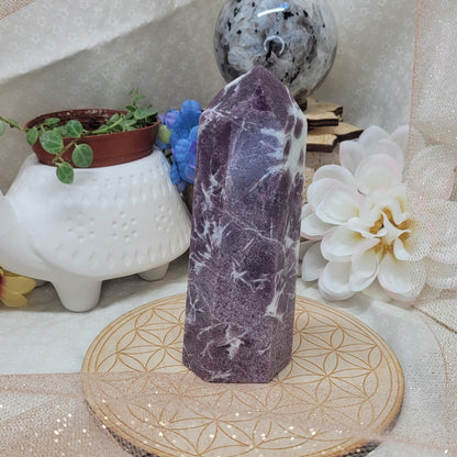 Lepidolite Tower