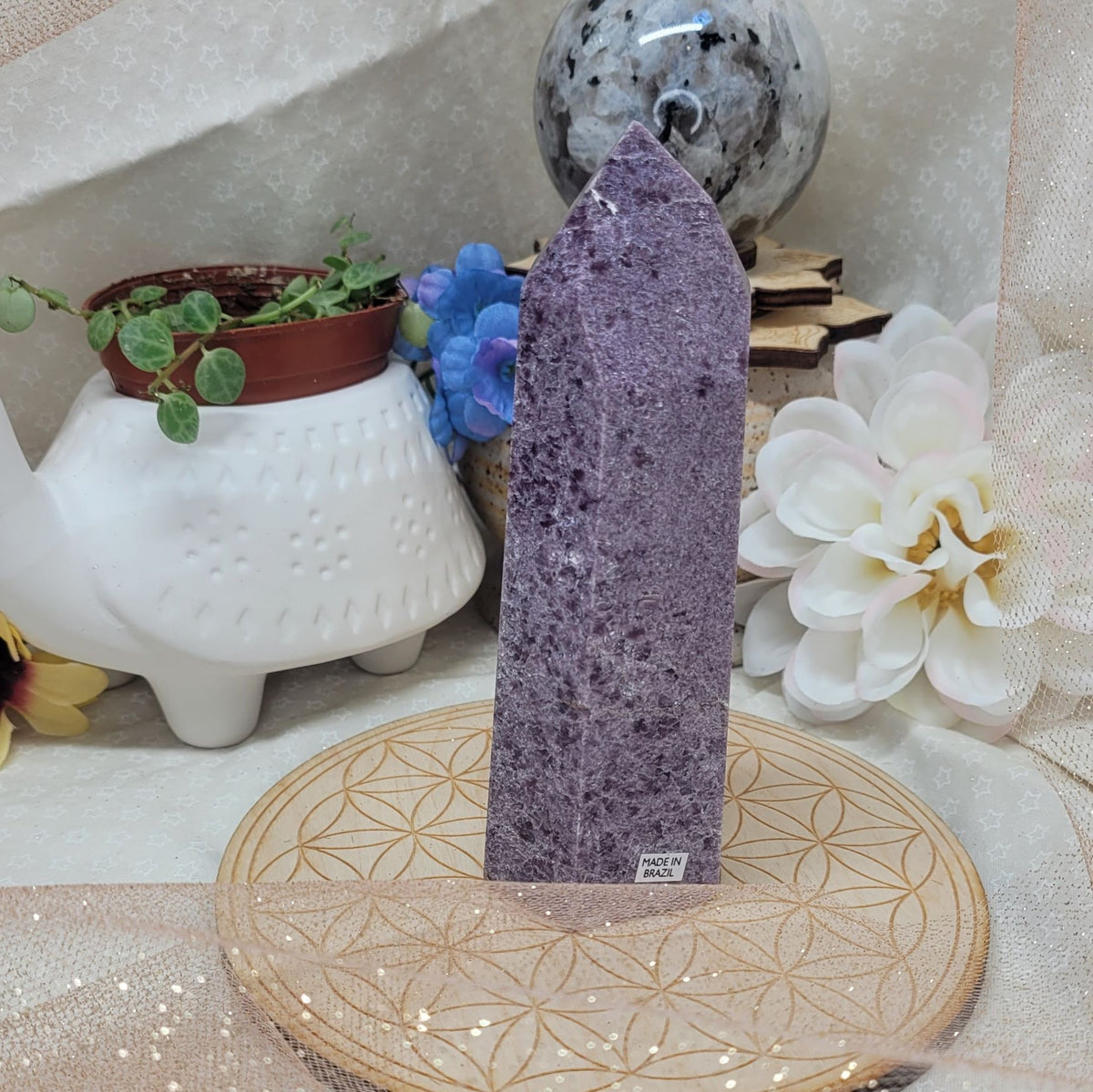 Lepidolite Tower