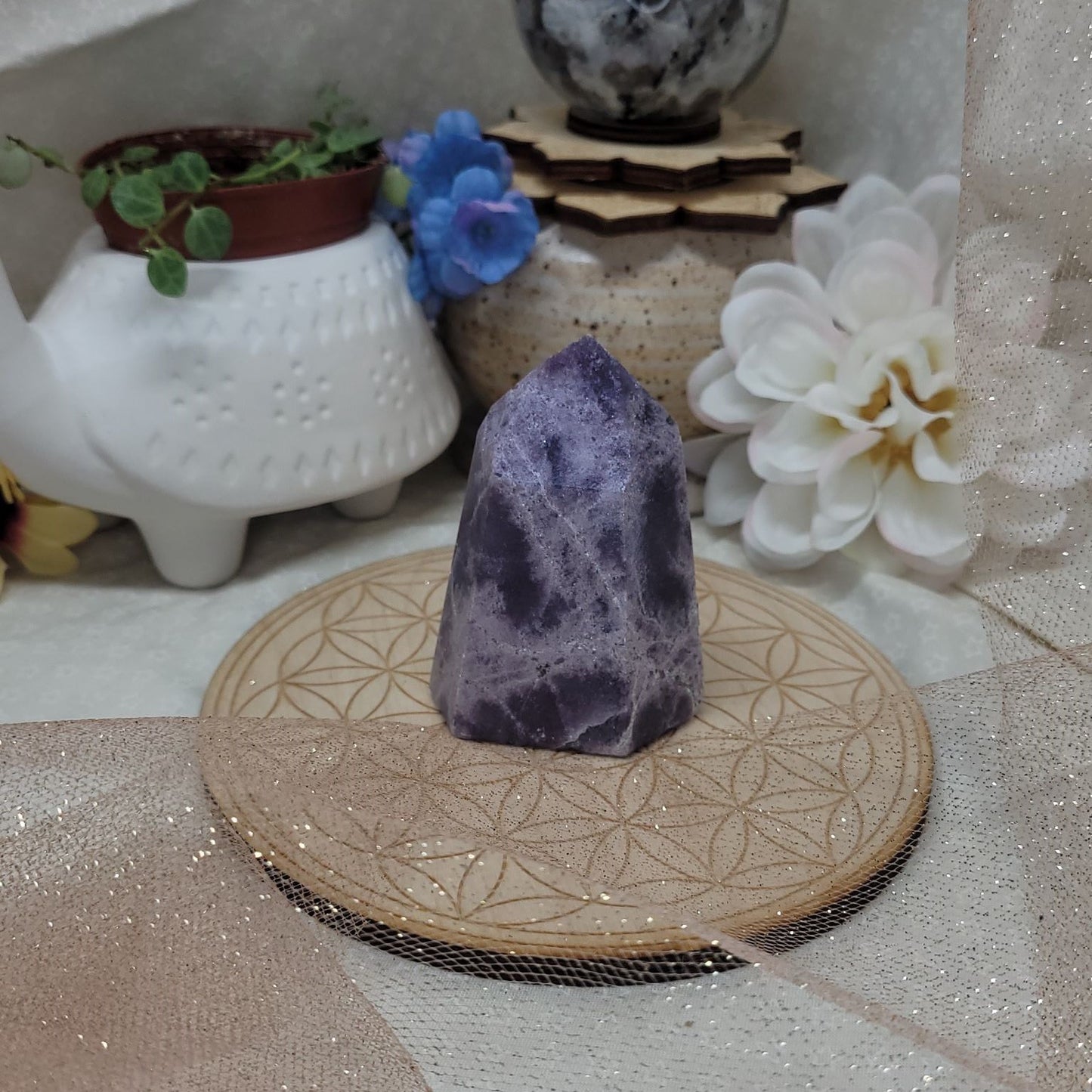 Lepidolite Tower