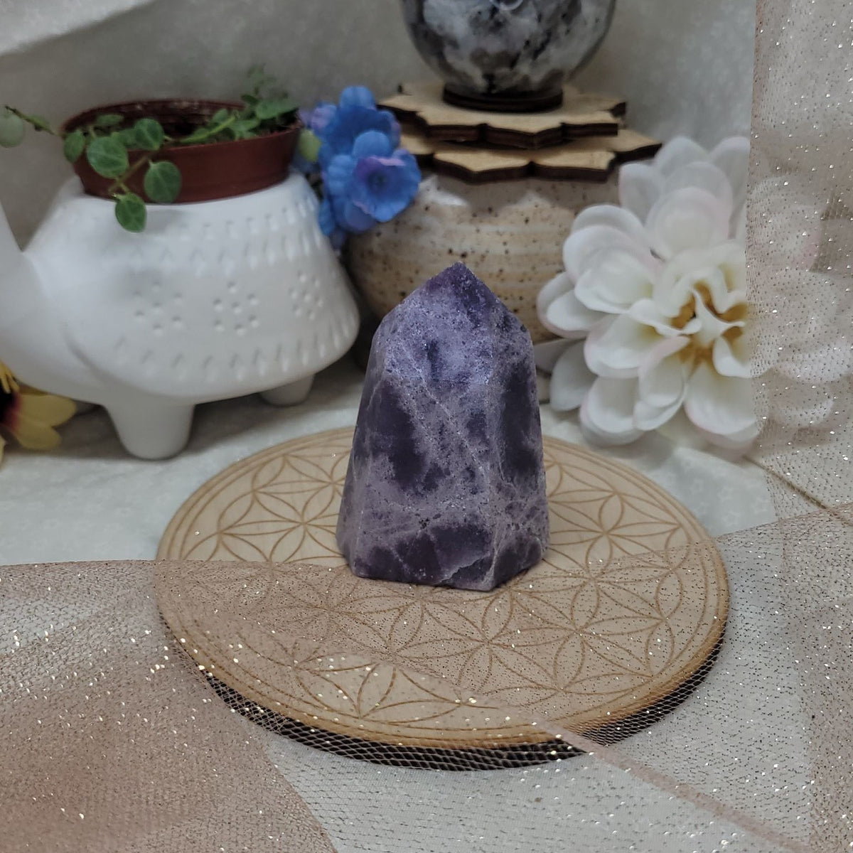 Lepidolite Tower
