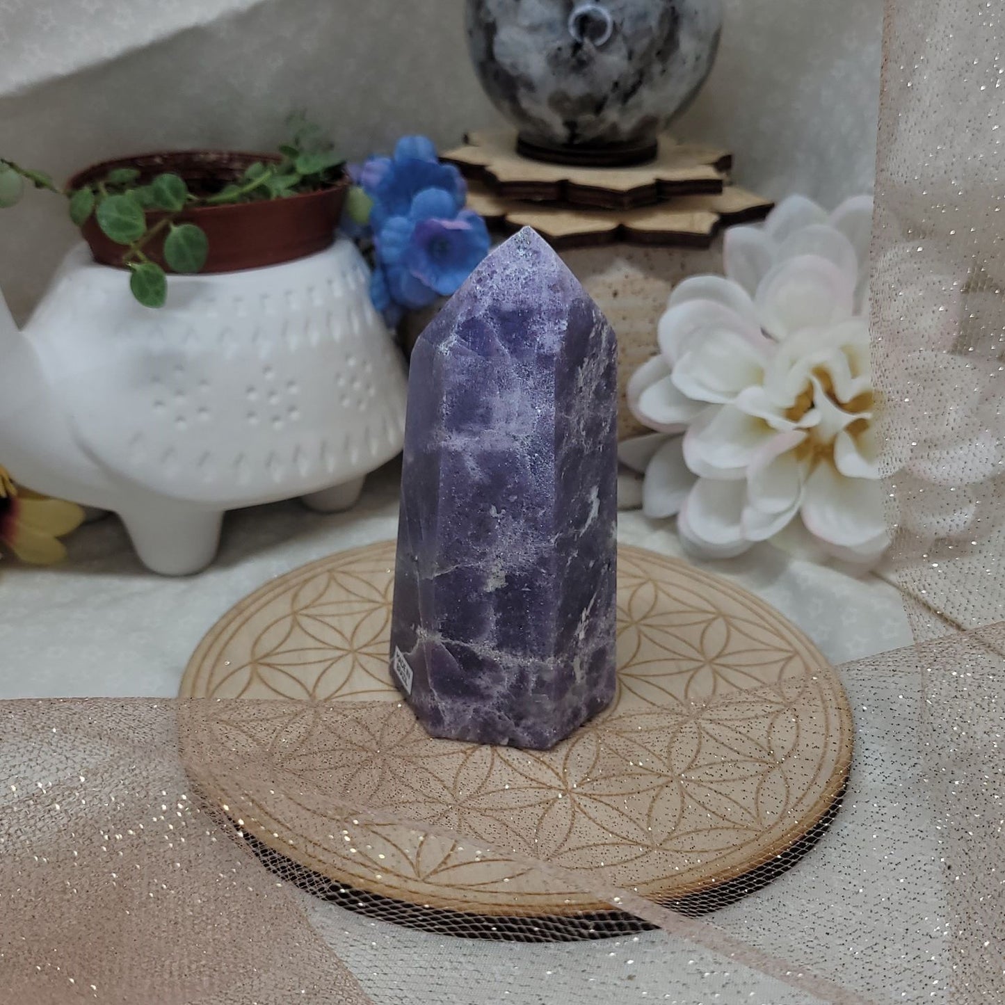 Lepidolite Tower