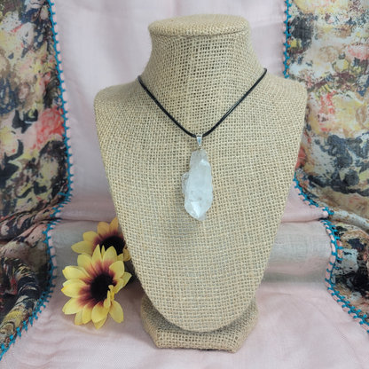 Clear Quartz Cluster Pendant
