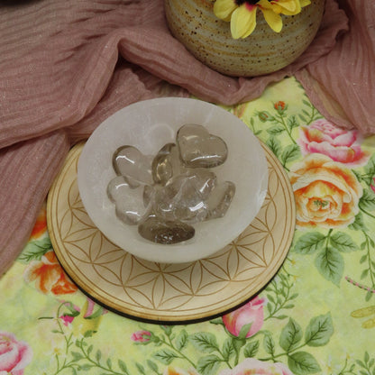 Smoky Quartz Mini Crystal Heart