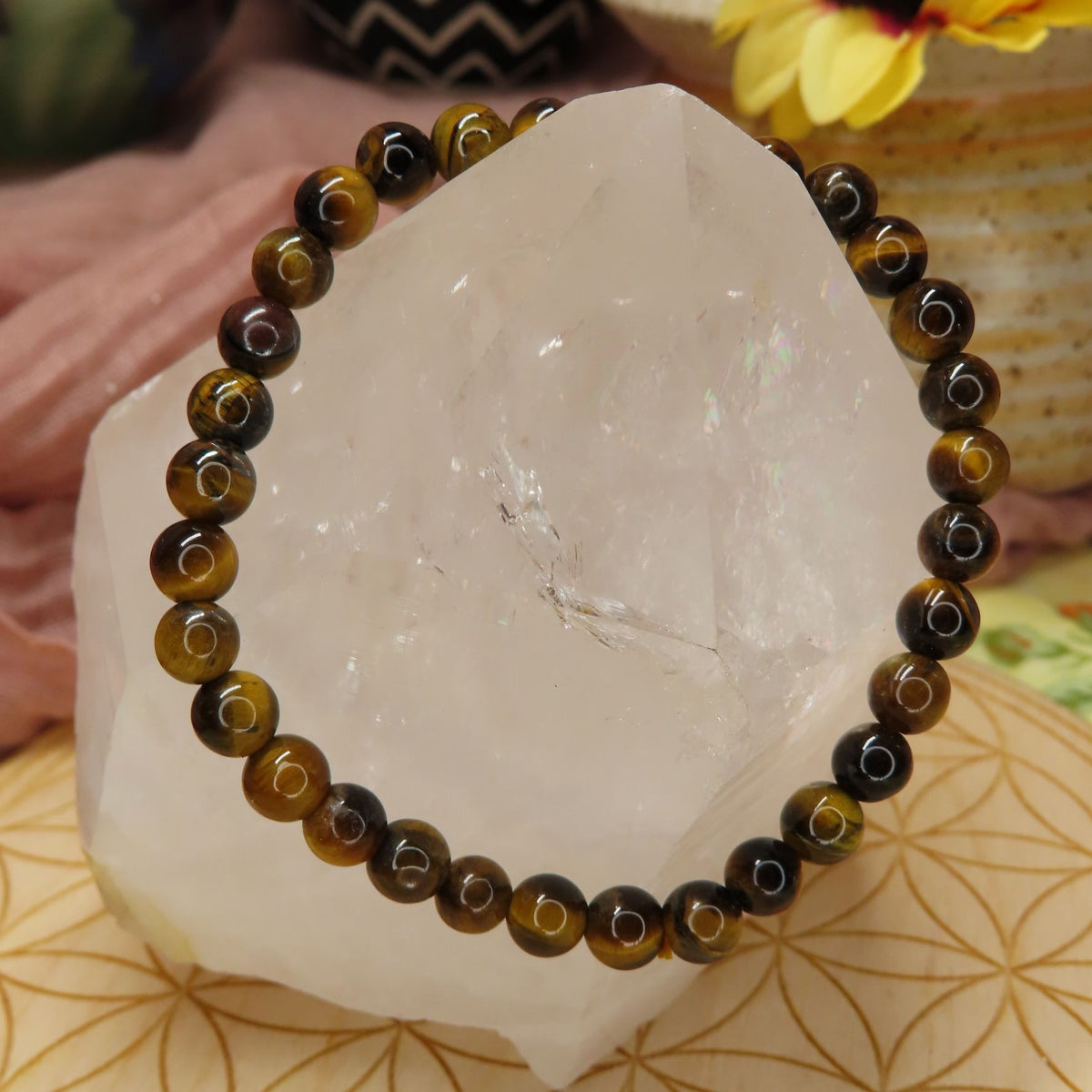 6MM Tigers Eye Bracelet
